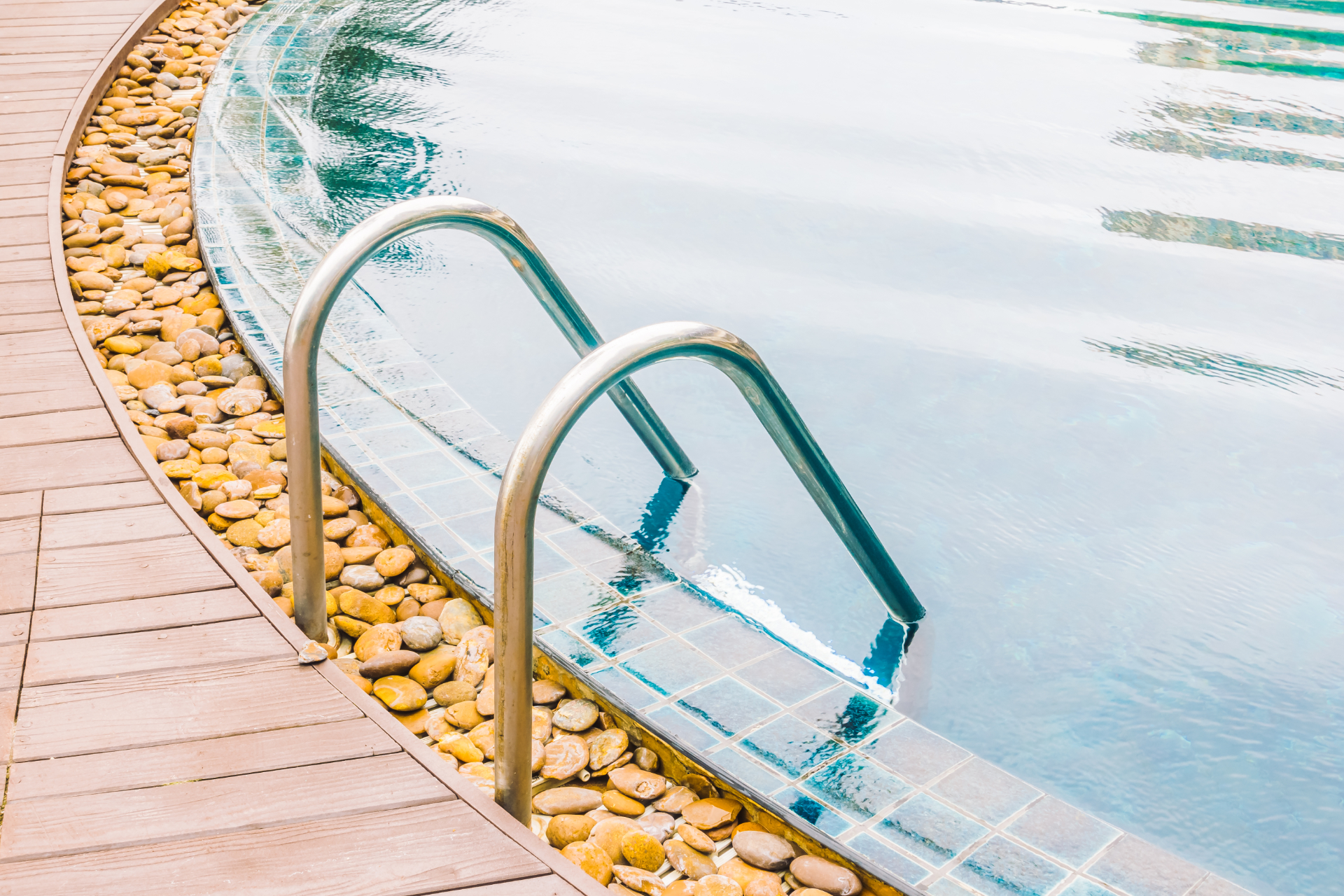Pool stair Pool stair